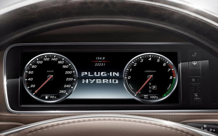 奔驰S500 PLUG-IN HYBRID内饰高清大图