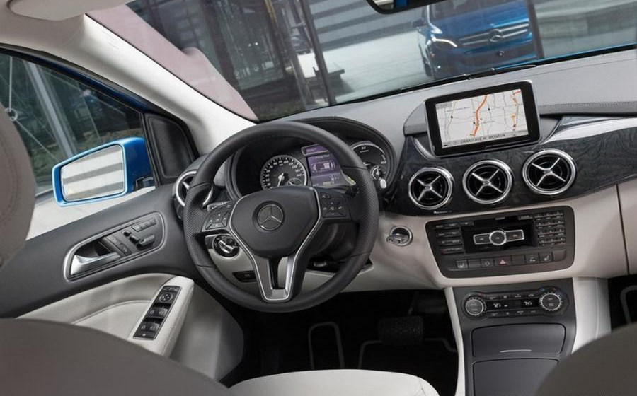 奔驰B Electric Drive内饰高清大图