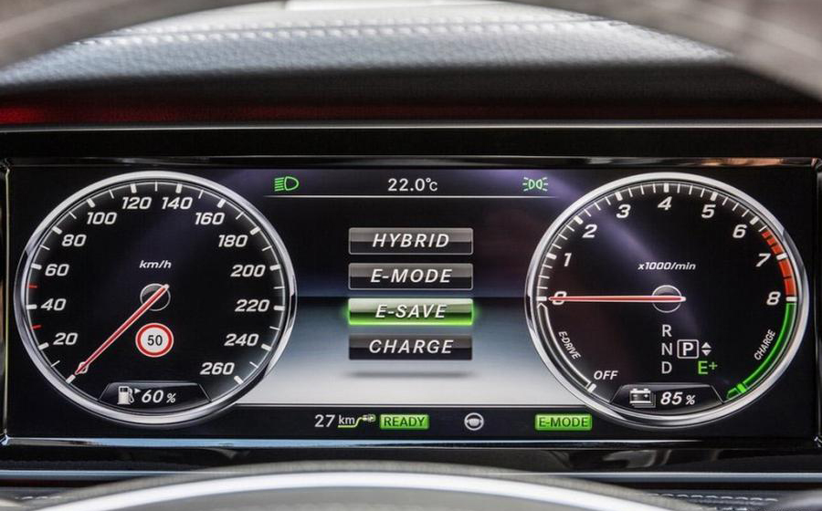 奔驰S500 PLUG-IN HYBRID内饰高清大图