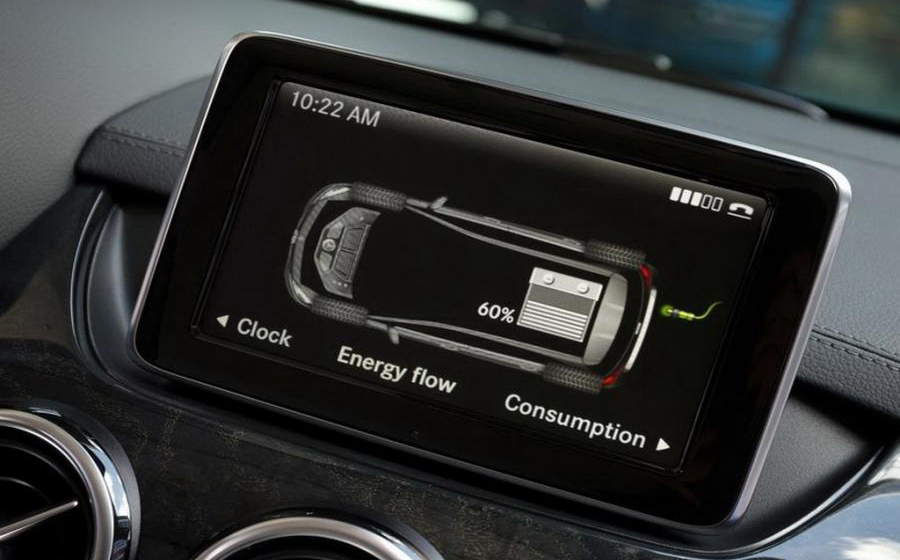 奔驰B Electric Drive内饰高清大图