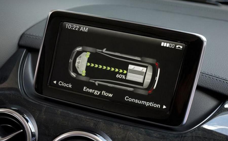 奔驰B Electric Drive内饰高清大图