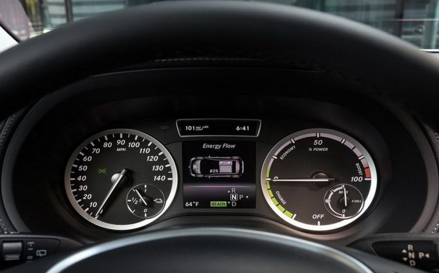 奔驰B Electric Drive内饰高清大图