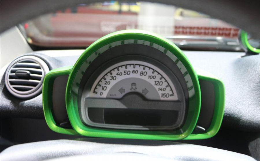 奔驰smart electric drive内饰高清大图